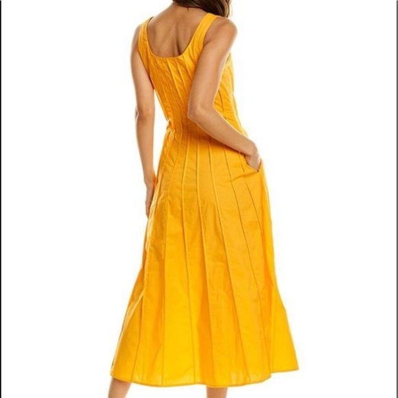 𝅺Nicholas Talullah Orange midi chanterelle dress - Picture 2 of 13